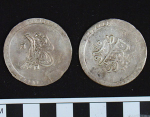 Thumbnail of Coin: Ottoman silver Altmishlik (1971.15.1729)
