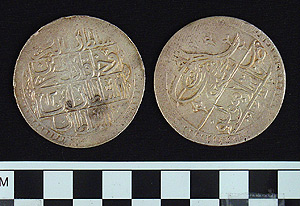 Thumbnail of Coin: Ottoman Silver Altmishlik (1971.15.1737)