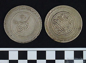 Thumbnail of Coin: Ottoman Silver Altmishlik (1971.15.1745)