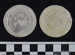 Thumbnail of Coin: Ottoman Silver Altmishlik (1971.15.1746)