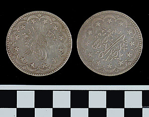 Thumbnail of Coin: Ottoman Silver 1 1/2 Kurus (1971.15.1753)