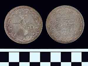 Thumbnail of Coin: Ottoman Silver 1 1/2 Kurus (1971.15.1759)