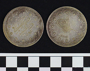 Thumbnail of Coin: Ottoman Silver 1 1/2 Kurus (1971.15.1763)