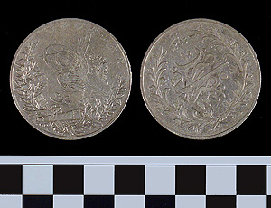 Thumbnail of Coin:  Ottoman Silver 2 Kurus (1971.15.1768)