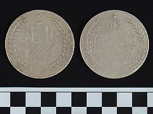 Thumbnail of Coin: Afghanistan under Amir Habibullah Khan, Crown (1971.15.1779)