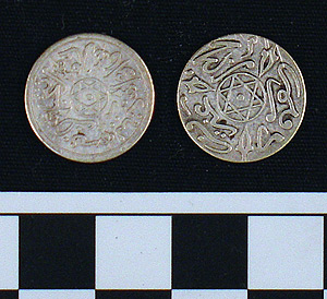 Thumbnail of Coin: Morocco, 1316 AH (1971.15.1946)