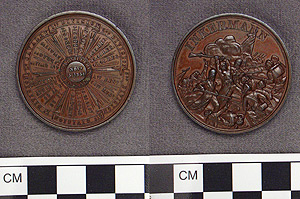 Thumbnail of Medal: Great Britain, Crimean War, Battle of Inkermann (1971.15.3559)