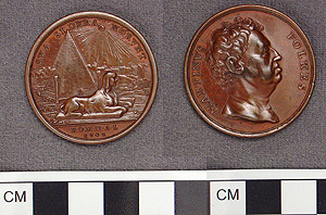 Thumbnail of Commemorative Medal: Martinus Folkes (1971.15.3562)