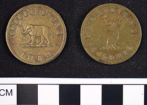 Thumbnail of Coffee Store Token (1971.15.3581)