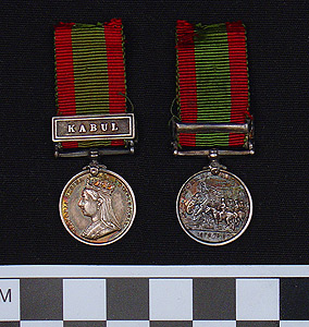 Thumbnail of Medal: Afghan War Medal with Kabul Service Bar (1971.15.4056)