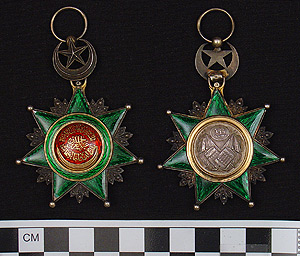 Thumbnail of Ottoman Decoration with Star and Crescent (1971.15.4058)