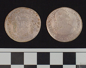 Thumbnail of Coin: Charles IV of Spain, Two Reales (1981.04.0028)