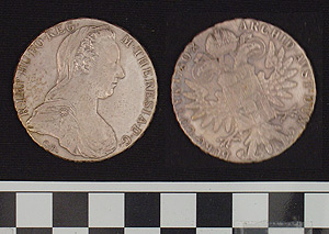 Thumbnail of Maria Theresa of Austria Taler Coin (1981.04.0038)