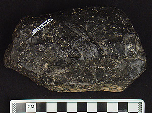 Thumbnail of Manuport, Geological Specimen: Obsidian (1983.04.1103)