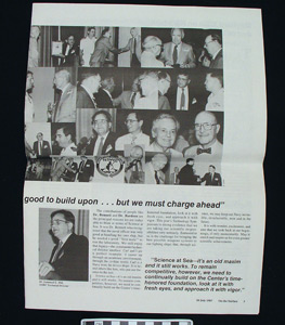 Thumbnail of Newsletter: On the Surface, 10:14 (Inside Page) (1991.04.0075C)