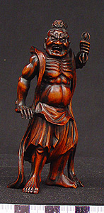 Thumbnail of Okimono: Nio, Protector of Buddhist Temples, with Vajra (2005.11.0010)