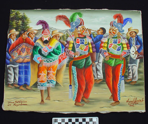 Thumbnail of Painting: Danza Folkorica, Los Mayordomos (2006.04.0002)