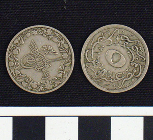 Thumbnail of Coin: Egypt, 5 Piastre (1900.91.0001)