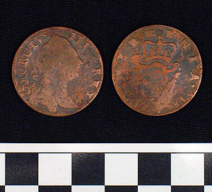 Thumbnail of Coin: Kingdom of Ireland, 1 Penny (1965.01.0096)