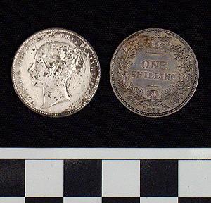 Thumbnail of Coin: England, 1 Shilling (1965.01.0105)