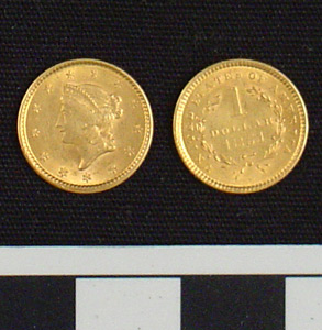 Thumbnail of Coin: Gold Dollar (Unc) (1971.25.0001)