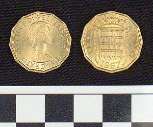 Thumbnail of Coin: Great Britain, 3 Pence (1978.06.0019)