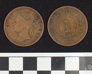 Thumbnail of Coin: Straits Settlements, 1 Cent (1978.06.0037)