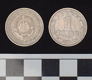 Thumbnail of Coin: Yugoslavia, 1 Dinar (1978.06.0070)