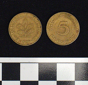 Thumbnail of Coin: Germany, 5 Pfennig (1978.06.0085)