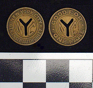 Thumbnail of Subway Token (1978.06.0094)
