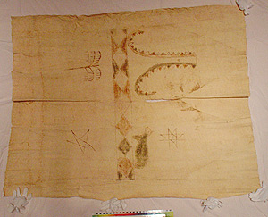 Thumbnail of Peleacon Bark Cloth Costume (2000.01.0828)