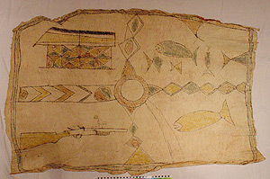 Thumbnail of Nyoe, Bark Cloth Painting (2000.01.0834)
