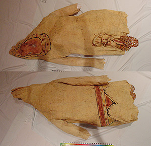 Thumbnail of Peleacon Bark Cloth Costume (2000.01.0865)