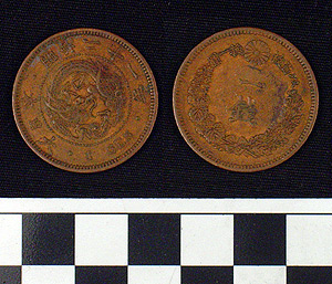 Thumbnail of Coin: Japan, 1 Sen (1900.97.0019)