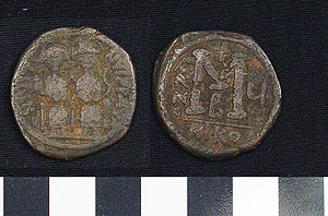 Thumbnail of Coin: Follis, Reign of Justin II (1984.16.0002)