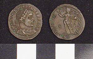 Thumbnail of Coin: Roman Empire, Reduced Follis of Constantine the Great (1984.16.0009)
