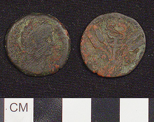 Thumbnail of Coin: Dupondius  (?), uncertain type (1984.16.0035)