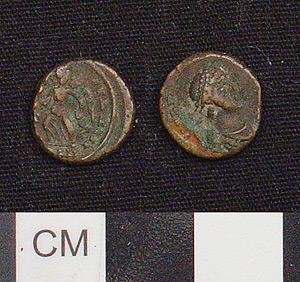 Thumbnail of Coin: AE 4, probably from reign of Constantius II (1984.16.0041)