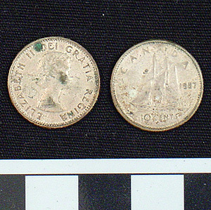 Thumbnail of Coin: 10 Cents (1984.16.0212)