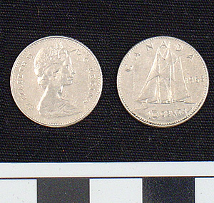 Thumbnail of Coin: 10 Cents (1984.16.0215)