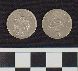 Thumbnail of Coin: Jamaica, 5 Cents (1984.16.0223)