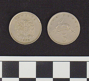 Thumbnail of Coin: Jamaica, 5 Cents (1984.16.0224)