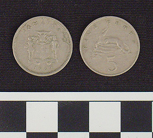 Thumbnail of Coin: Jamaica, Five Cents (1984.16.0225)