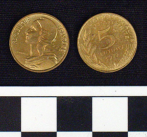 Thumbnail of Coin: France 5 Centimes (1984.16.0243)