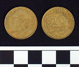 Thumbnail of Coin: France 20 Centimes (1984.16.0248)