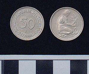 Thumbnail of Coin: Federal Republic of Germany, West Germany, 50 Pfennig (1984.16.0257)