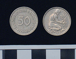 Thumbnail of Coin: Federal Republic of Germany, West Germany, 50 Pfennig (1984.16.0258)