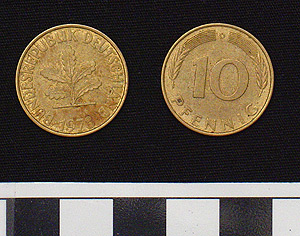 Thumbnail of Coin: Federal Republic of Germany, West Germany, 10 Pfennig (1984.16.0260)