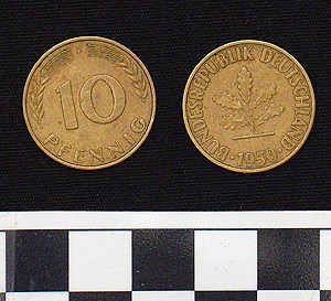 Thumbnail of Coin: Federal Republic of Germany, West Germany, 10 Pfennig (1984.16.0263)