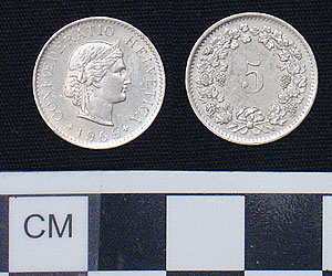 Thumbnail of Coin: 5 Rappen (1984.16.0276)